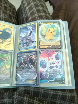 Lote Cartas Pokémon V, GX, VMAX  Sin él album