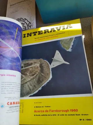 Revistas Interavia encuadernadas
