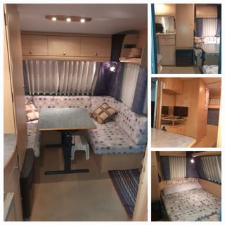 Caravana de cuatro plazas