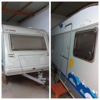 Caravana de cuatro plazas