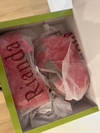 Sandalias Plataforma Rojas