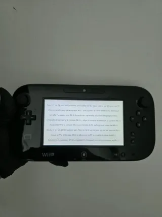 Nintendo Wii U Nera Completa Testata 1028