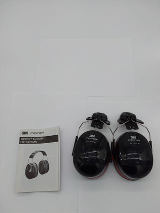 3M PELTOR Optime III Protezioni auricolari per casco nere 34 dB (1 protezione/scatola), H540P3EB-413-SV