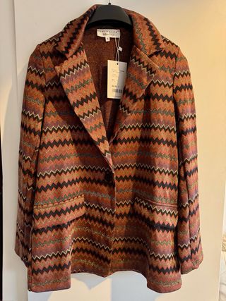 Blazer Lolaliza Zigzag tipo Missoni S