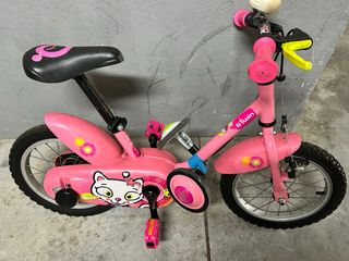 Bicicleta infantil rosa Btwin