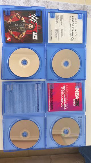 4 Juegos PS4: Destiny 2, NBA 2K23, WWE 2K18, CoD