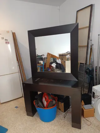 Conjunto de entrada marrón oscuro