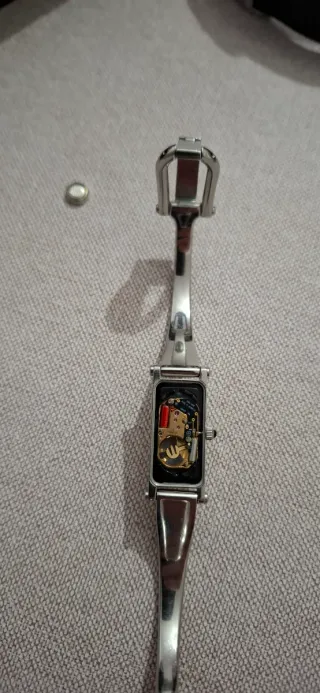 Orologio Gucci 1500L Argento e Bianco