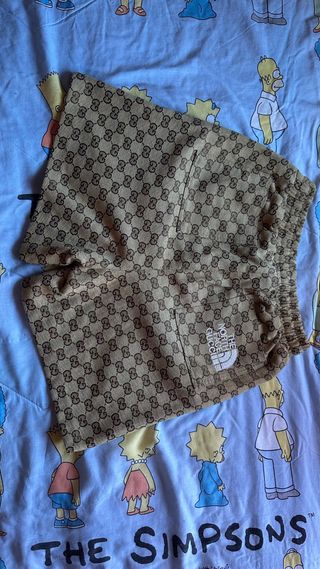 Shorts Gucci Beige/Marrone