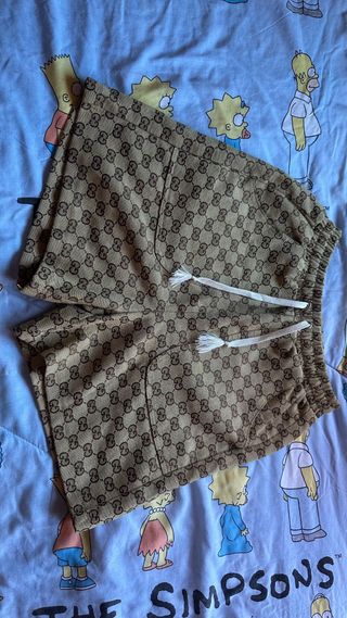 Shorts Gucci Beige/Marrone