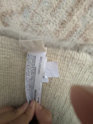 Alfombra XXL Zara Home Beige/Marrón