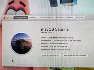 Apple iMac Plata Ordenador Sobremesa