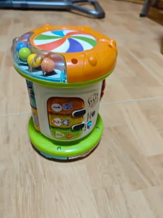 Lote Juguetes Bebé: Tambo, Gusano , Rulo de gateo.