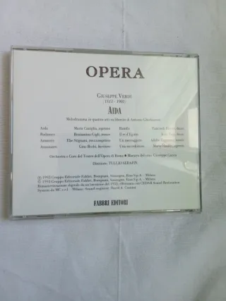 Opera Aida 2 CD Giuseppe Verdi Fabbri Editori