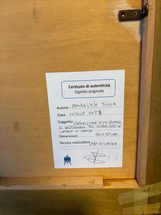 Dipinto ad olio su pannello