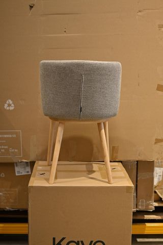 Sedia kave homa Ciselia marrone legno frassino