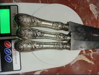 Cubertería Plata Ley Siglo XIX