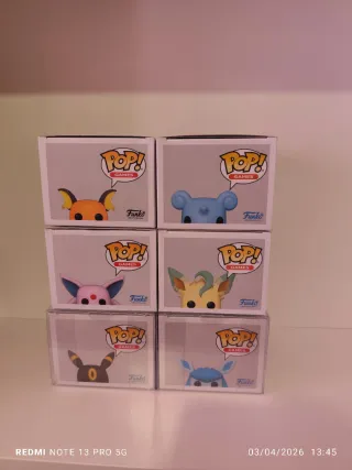 Lote Funko Pop Pokémon (6 Figuras)