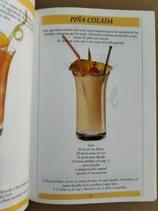 Libro Sensacionales cócteles y bebidas para fiesta