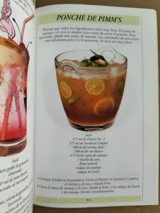 Libro Sensacionales cócteles y bebidas para fiesta