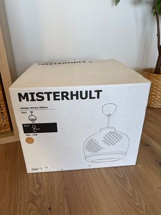 Lámpara de techo Misterhult Ikea bambú