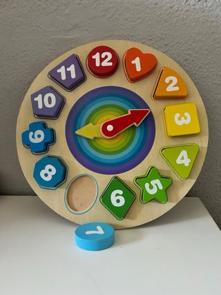 Puzzle Madera infantil animales o formas Educativo