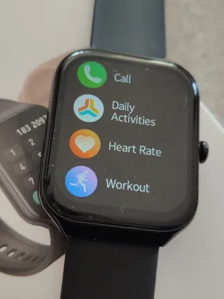 Smartwatch Fitness Tracker Nero funzione chiamate