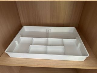 Organizador de cajones blanco 8 compartimentos