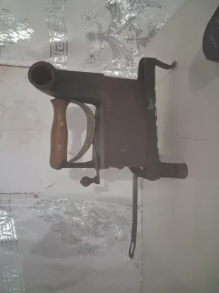 Plancha antigua de carbón