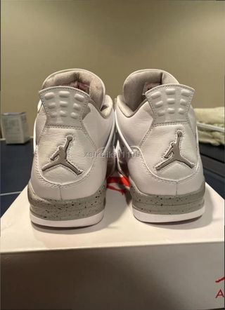 Jordan 4 Retro White Oreo Talla 42