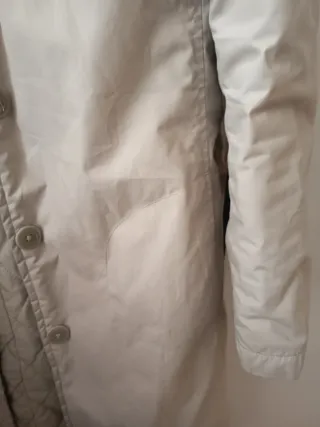 Zara Gabardina Acolchada Beige