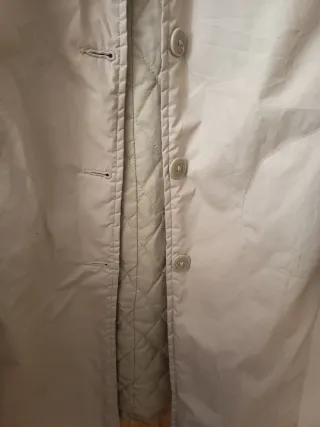 Zara Gabardina Acolchada Beige