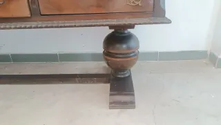 Conjunto mesa, aparador y 4 sillas vintage años 50