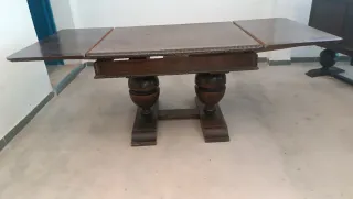 Conjunto mesa, aparador y 4 sillas vintage años 50