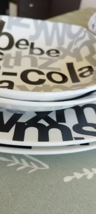 4 Platos Coca-Cola Colección