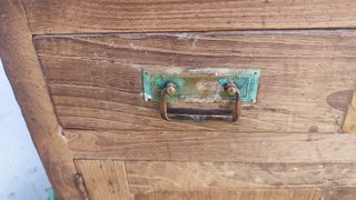 Mueble antiguo madera y metal