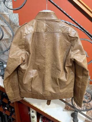 Giubbino in vera pelle di qualità vintage