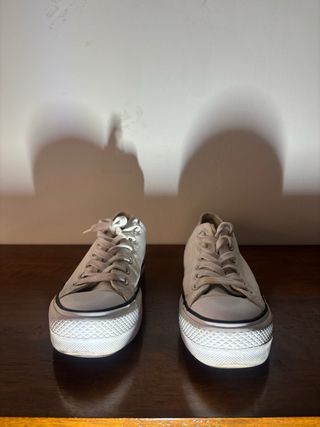 Converse All Star Plataforma Blancas