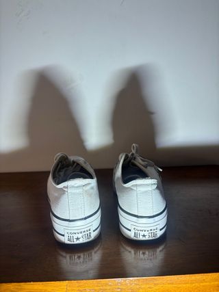 Converse All Star Plataforma Blancas