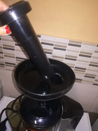 Estrattore di succo di frutta/verdure argento nero