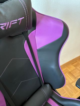 Silla Gaming Drift Negra y Morada.