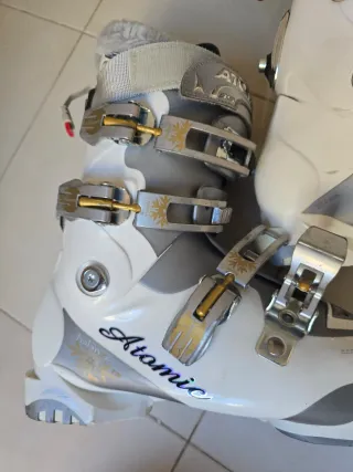 Botas esquí Atomic mujer 38 + bolsa + calefactor