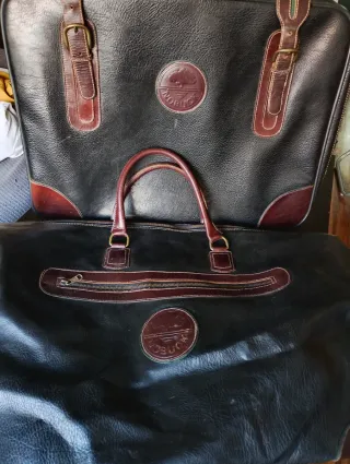 Juego de maletas de piel Nobuk