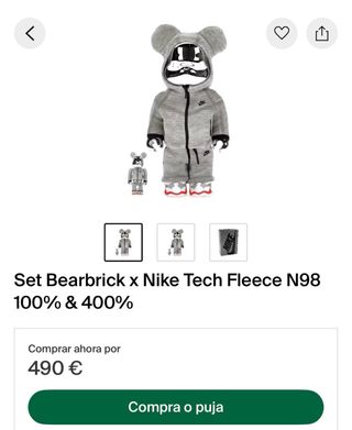 Set Bearbrick x Nike Tech Fleece N98