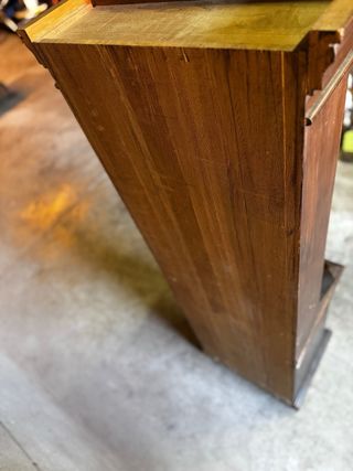 Mueble de madera oscuro 169x52x42cm