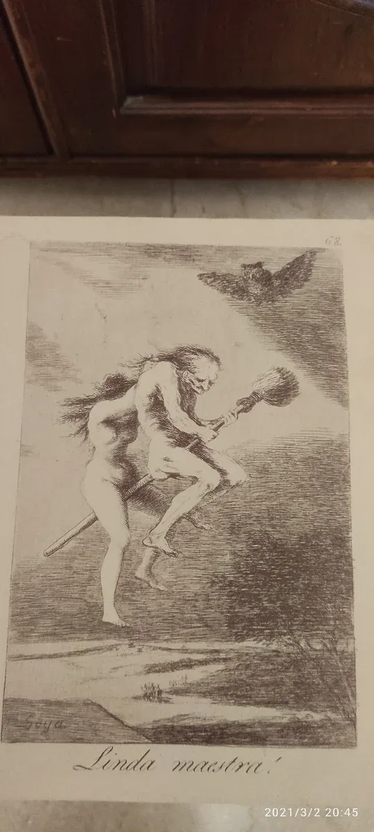 Dos cuadros litográficos de Goya son dos