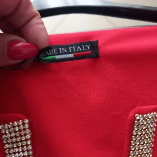 Vestito rosso cerimonia tg SCONTO LAMPO