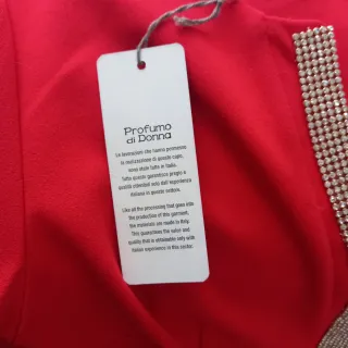 Vestito rosso cerimonia tg SCONTO LAMPO