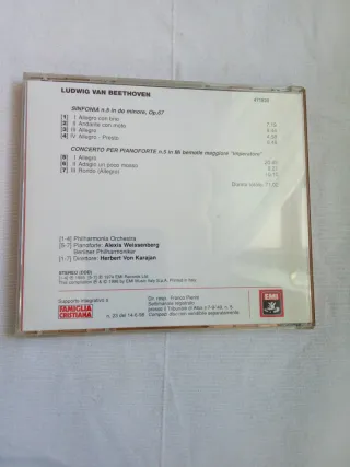 CD Ludwig van Beethoven - I Grandi Concerti