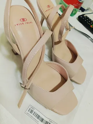 Sandalo SWISH JEANS tacco beige donna